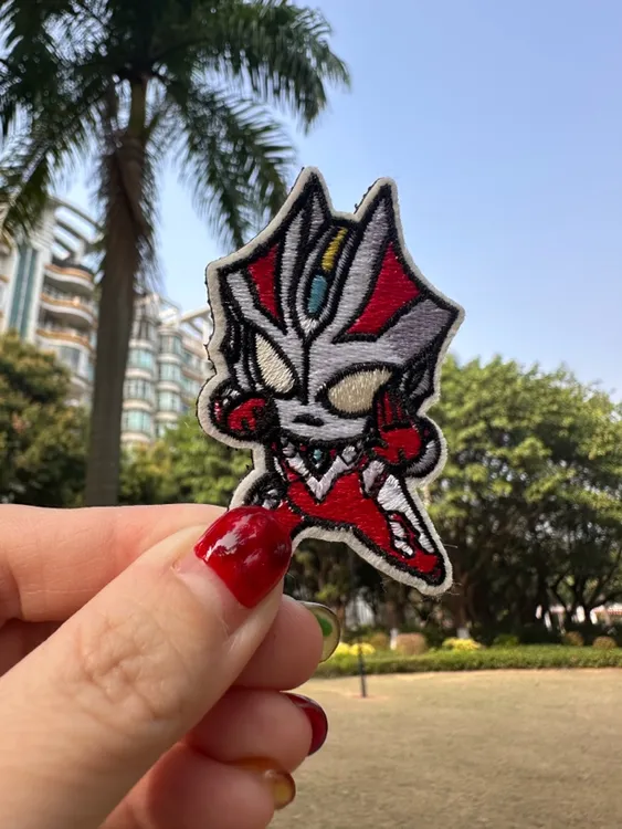 卡通奥特曼刺绣魔术贴布贴衣服修补装饰补丁贴