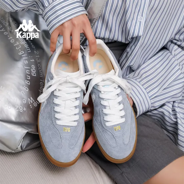 Kappa/卡帕TIFO德训鞋背靠背秋季新款板鞋百搭男鞋休闲女鞋子cc70
