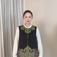 【如意云纹】2025夏新款国风双面穿宋锦马甲-IWF