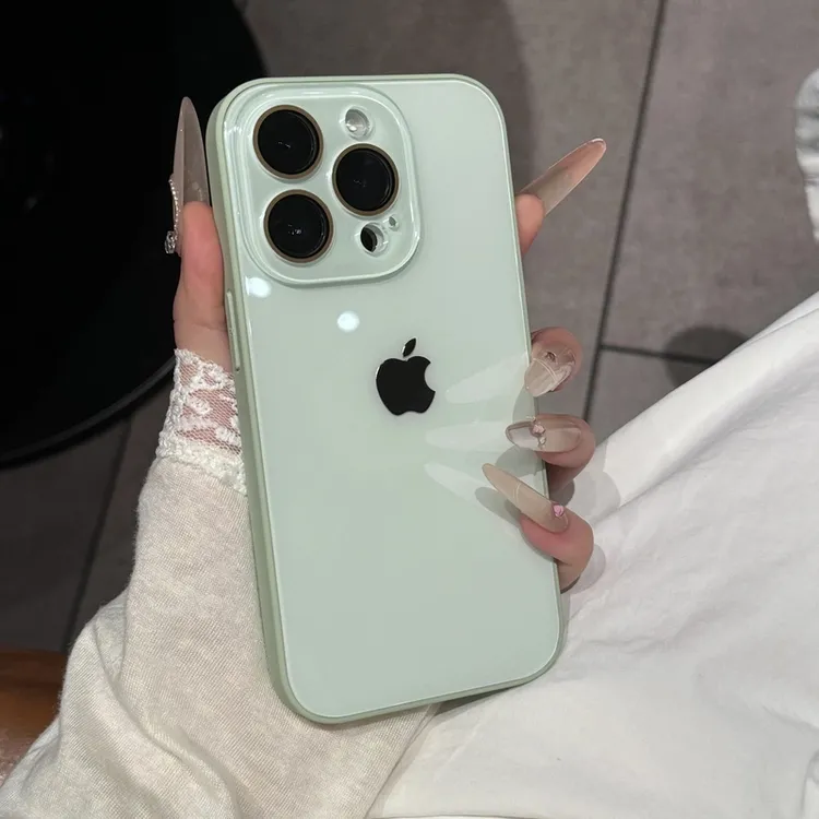 新款高级全包钢化玻璃适用iPhone16手机壳14苹果15promax高颜值13