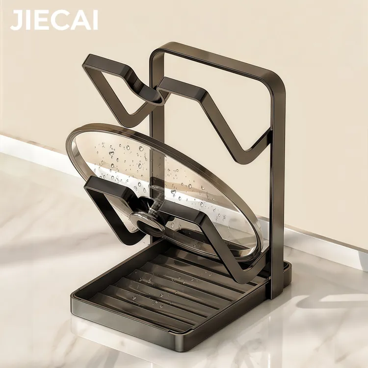 厨房锅盖架加厚碳钢置物架菜板多功能家用台面多层案板坐式砧板架