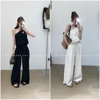 【 米兰杂志社】 斜肩气质套装 