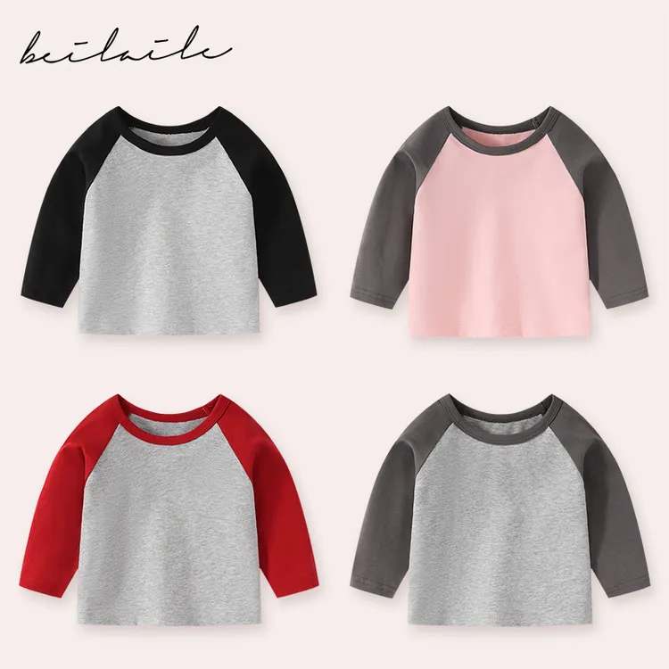 小乐妈 | 精梳棉 | 200克重 | 插肩长袖打底衫