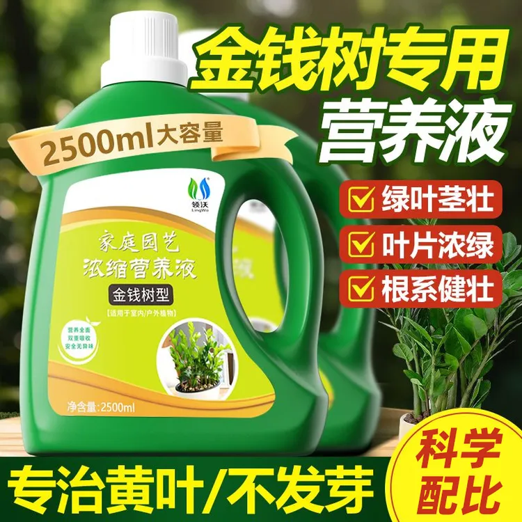 金钱树专用肥料营养液盆栽植物室内绿植养花卉通用型氮磷钾复合肥