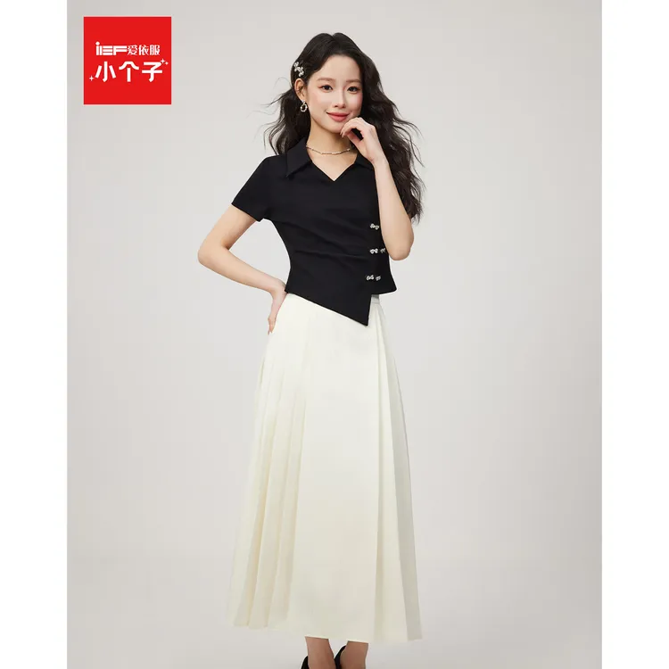 IEF/爱依服时尚套装2025夏季新款新中式设计通勤气质上下套裙