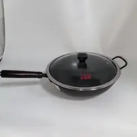 （粉丝福利）金嫂子-32CM卡地亚真不锈炒锅-全灶通用家用带盖子