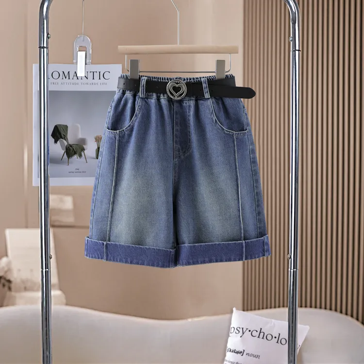 【现货】短裤女童新款休闲夏季新款儿童短裤女童牛仔短裤女童25807