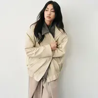 same flow两穿夹克格纹复古时髦秋冬必需时尚单品宽松廓形外套