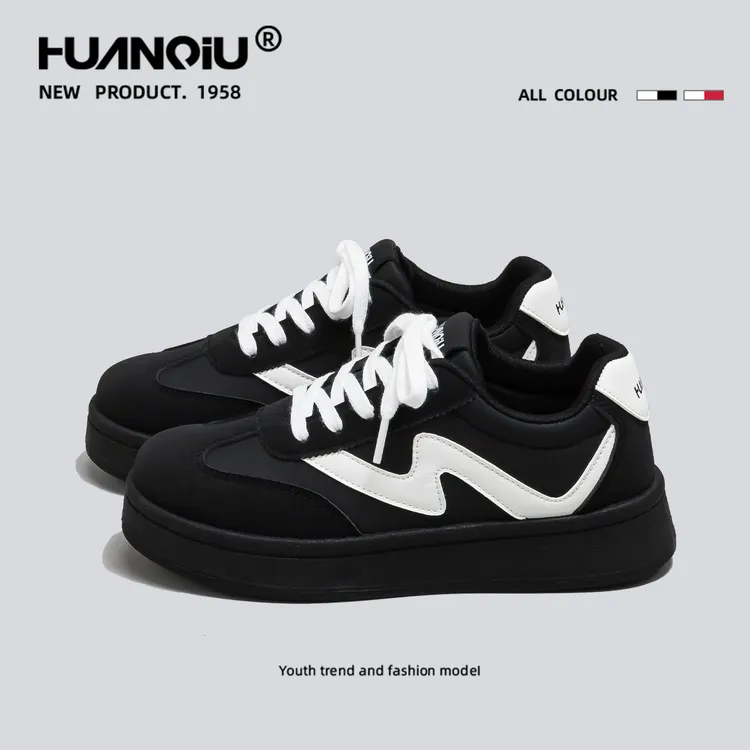 环球经典百搭网红小白鞋女2025爆款厚底轻便软底轻奢板鞋HC-Y299