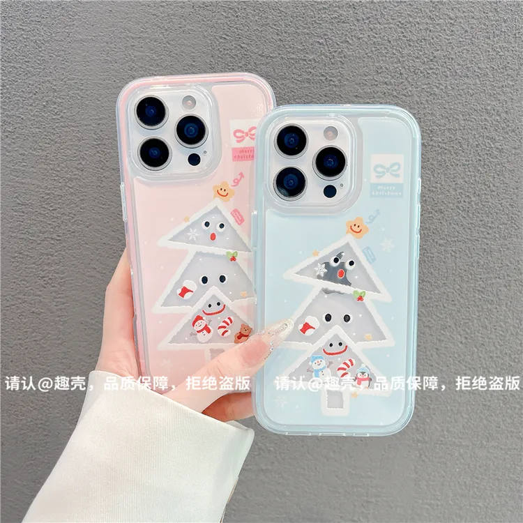 三合一炫彩适用苹果iPhone17/华为荣耀/OPPO/VIVO/小米手机壳爆款