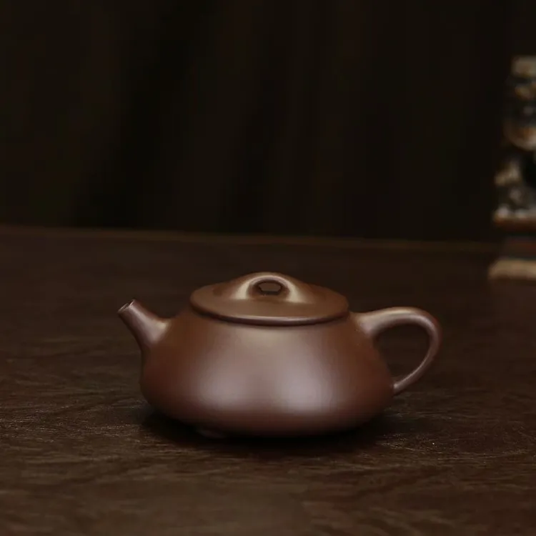 【小满瓢】一厂老紫泥180ml，14孔 阳