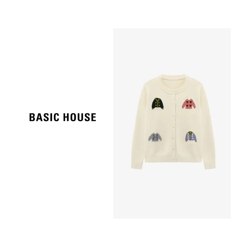Basic House/百家好冬季休闲舒适百搭简约时尚毛衣-B06245C3042