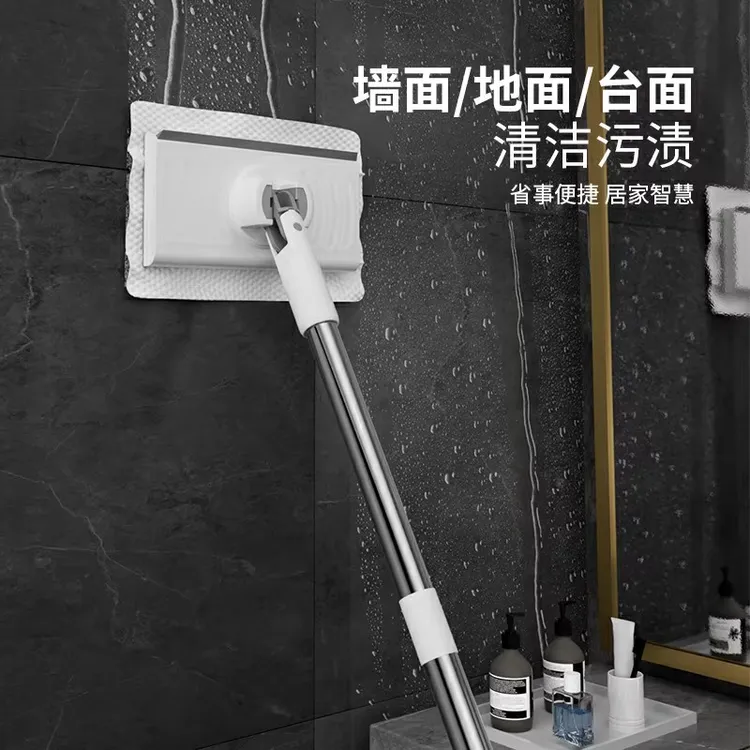 洗脸巾拖把自动夹布家用免手洗懒人拖布干湿两用地板清洁平板拖把