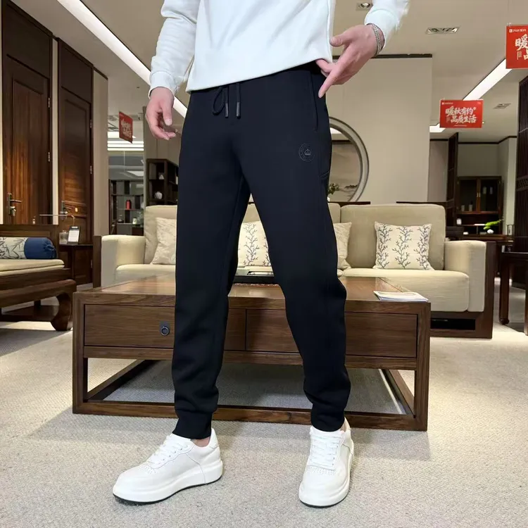 6868秋冬新款男士高端休闲卫裤面料束脚休闲裤小脚男裤长裤