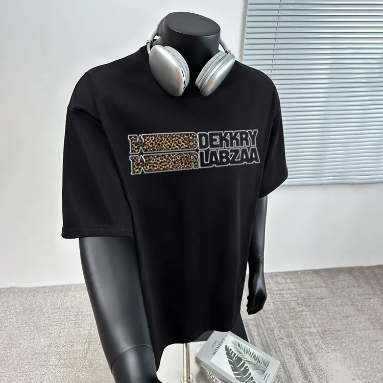 欧美潮牌ins字母印花纯棉短袖t恤男女夏季宽松休闲百搭圆领上衣