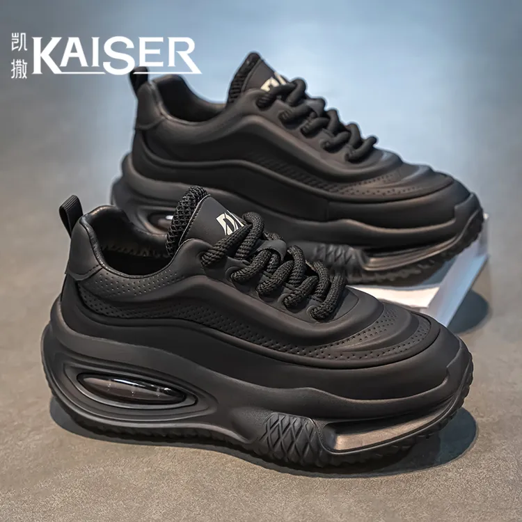 凯撒男鞋2025秋季新款韩版网红运动潮鞋子男款厚底增高休闲老爹鞋