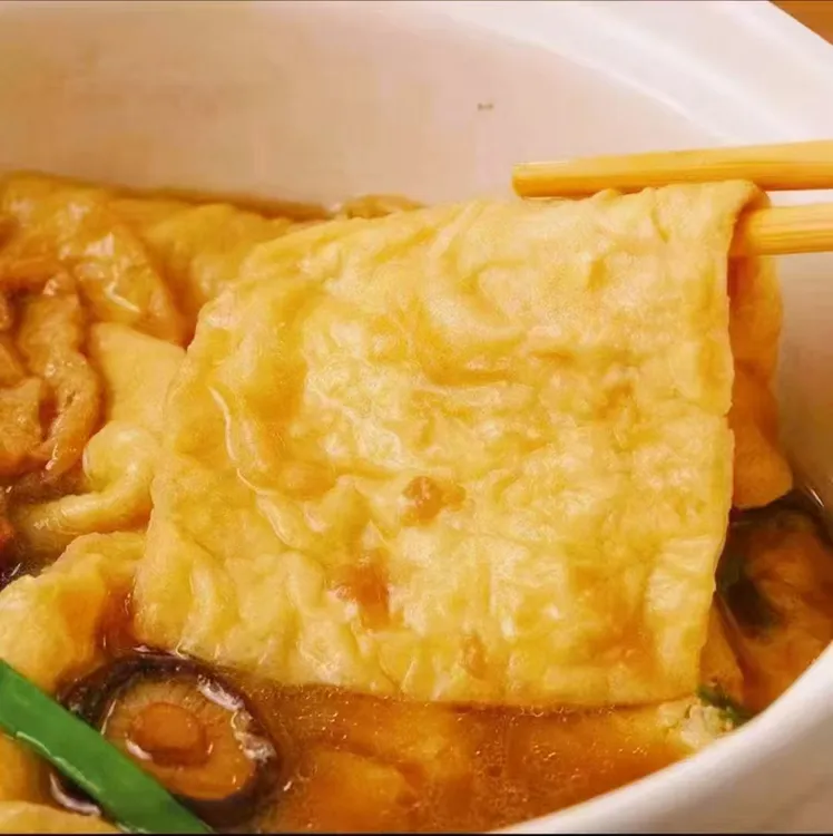 正宗新鲜炸豆干油炸沙县小吃商用炸豆干批发一袋100片