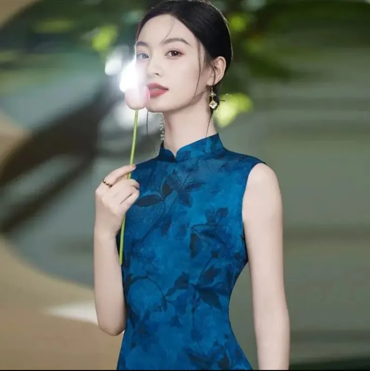 【沧海】2025新款夏新中式国风气质日常改良年轻款绝美高端连衣裙