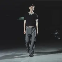 RICHILL MELANCHOLY 25AW 红铜古币破坏小V领纯羊毛针织毛衣短袖