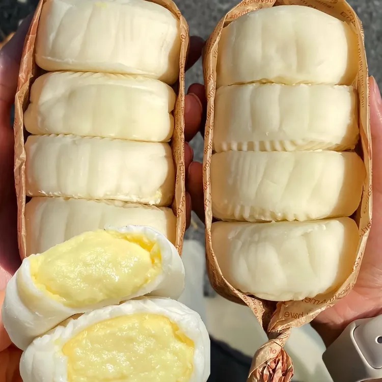 【半价抢10枚】榴莲冰皮月饼中秋软糯Q弹爆浆好吃解馋糕点零食 2枚