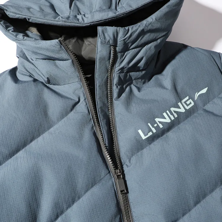 李宁短男2025冬季运动潮流系列鸭绒保暖轻薄时尚连帽外套