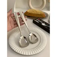 德国【M家】升级款方头大平勺勺子（1盒）