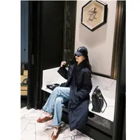 syna希娜 廓形宽松长风衣款棉外套