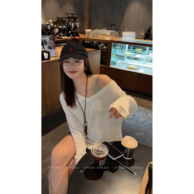 现货大婉酱微胖定制【朦胧叠影】莱赛尔慵懒真两件T恤时髦上衣9707D