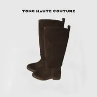 25年新款高丝光牛皮+小羊皮时尚百搭长筒靴 YX200