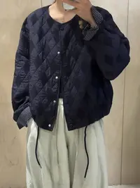 WYFS压菱形格棒球外套