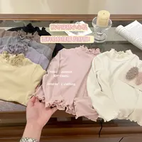 【咸柠七】女童打底衫秋装2025新款儿童长袖t恤女宝上衣内搭百搭