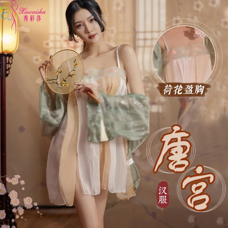 性感内衣古风制服套装诱惑激情网纱睡衣汉服角色扮演