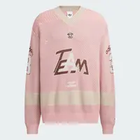 【玖伍AD】TEAM SWEATSHIR阿迪达斯三叶草运动宽松V领针织衫KF4468
