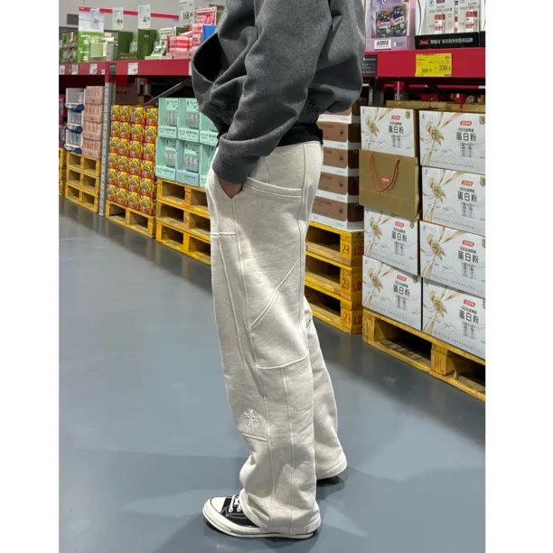 【卡秋山】赤羽伐木卫裤秋冬美式休闲运动宽松休闲裤秋季加绒长裤