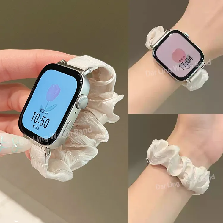 适用华为Fit3表带Fit4发圈小米8/9Pro腕带夏天透气红米54表带女款