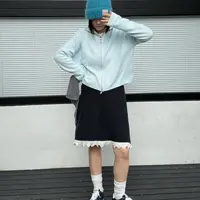 TOTHEND“质感控”小立领高级基础款100羊毛懒人开衫拉链开衫