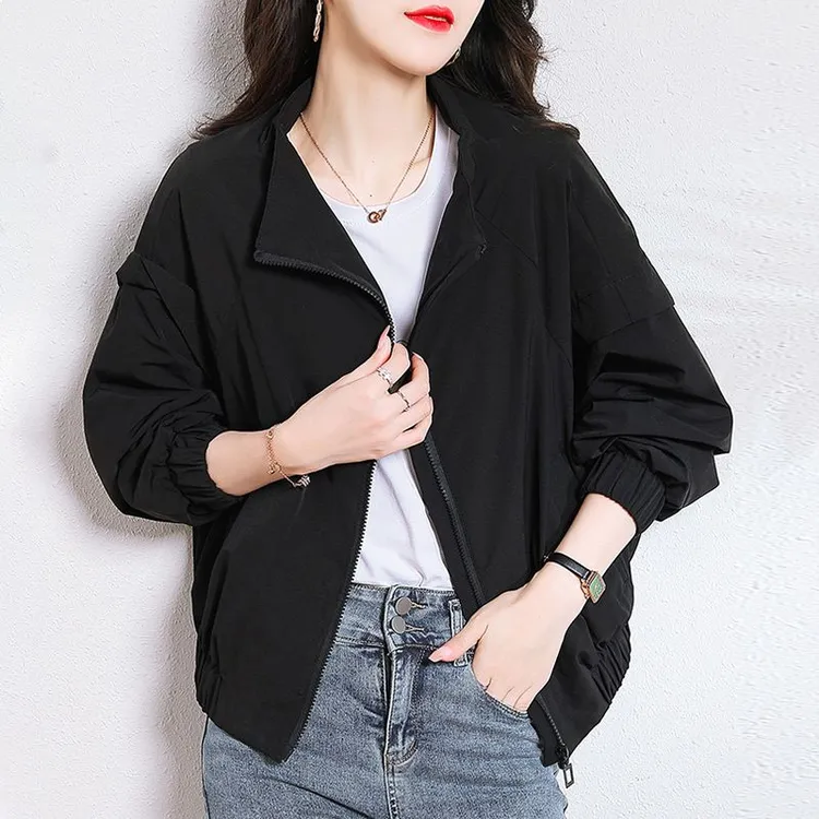 时尚洋气减龄2025春季新款宽松休闲短外套显瘦女士上衣百搭爆款