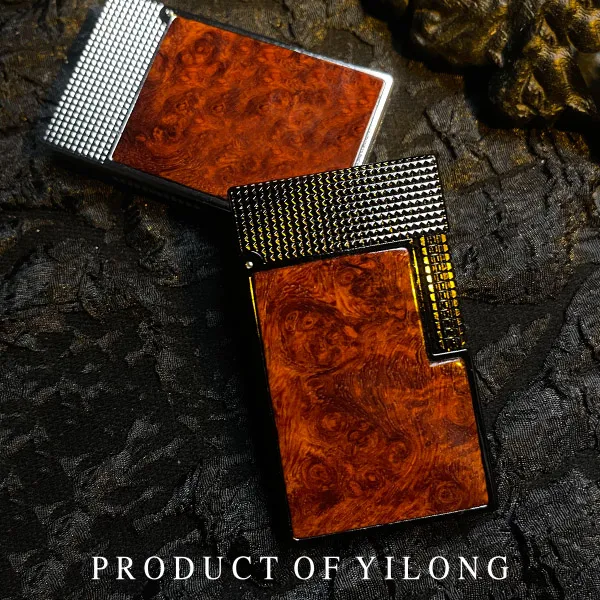 缅花榴疤高端朗声窄版手工打火机适合商务定制高档经典