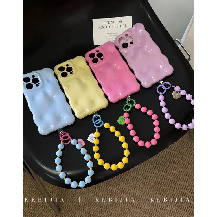 ins夏日多巴胺果冻云朵壳软壳防摔适用于苹果17promax16/15手机壳