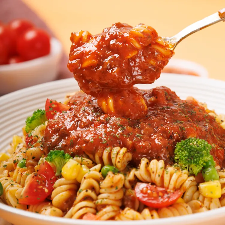 【达人专属】韩熙美番茄肉酱黑椒牛肉奶油芝士培根意面四种组合装