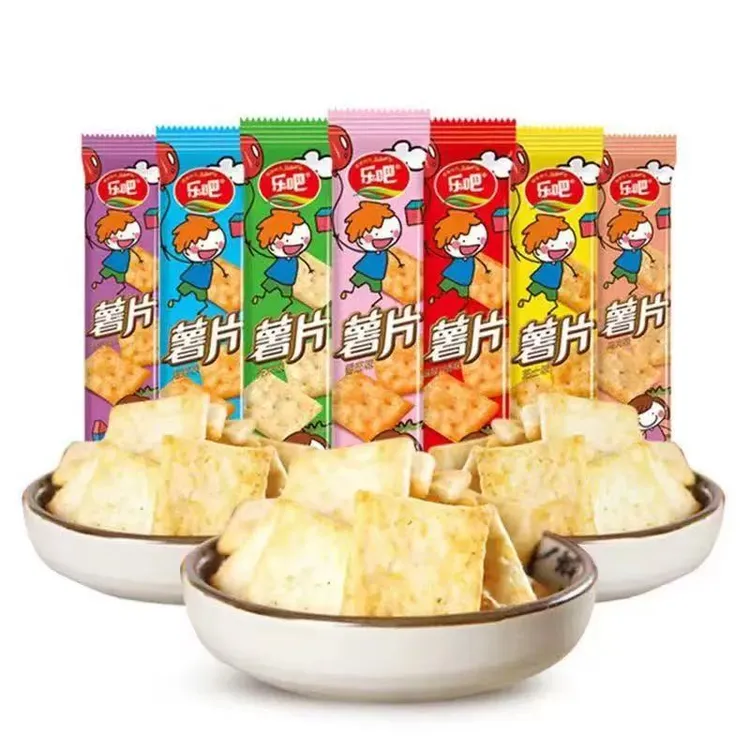 乐吧薯片饼干即食零食多口味小包装适合追剧解馋休闲非油炸