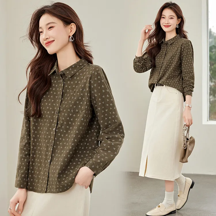 2025新款长袖衬衫