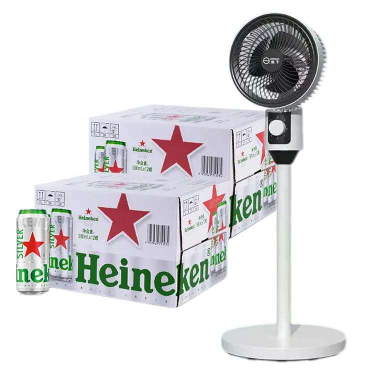 【网红银罐】喜力啤酒星银500ml两箱高颜值网红酒精酿啤酒包邮上门