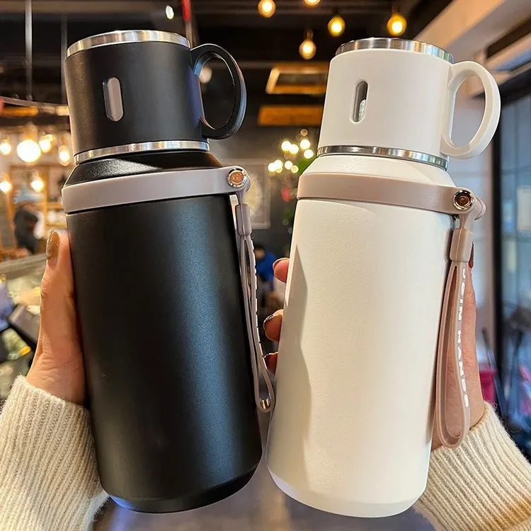 家用保温杯大容量保温水杯女高颜值咖啡杯316不锈钢水杯便携杯子