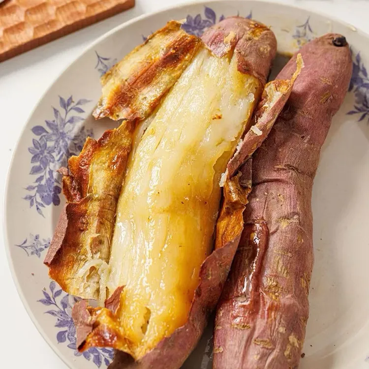 东北特产 哈密白薯新鲜蜜薯香甜 蒸煮烤均可 多种吃法