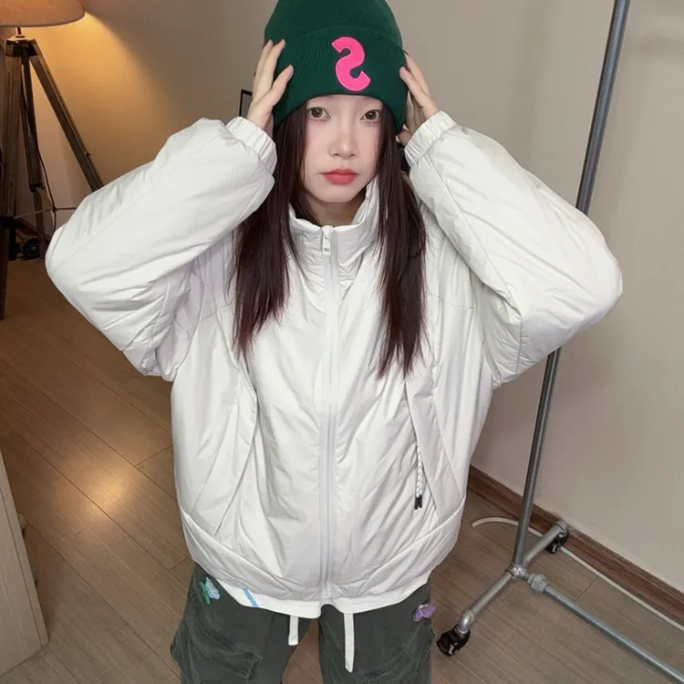 PAKA新款御寒保暖外套秋冬户外轻量化防风绵羊毛男女同款立领棉服