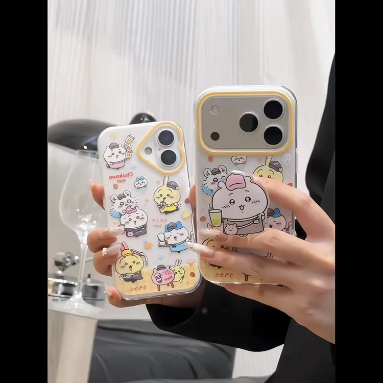 立体吉伊支架适用iPhone17/16promax苹果15pro二合一果冻手机壳