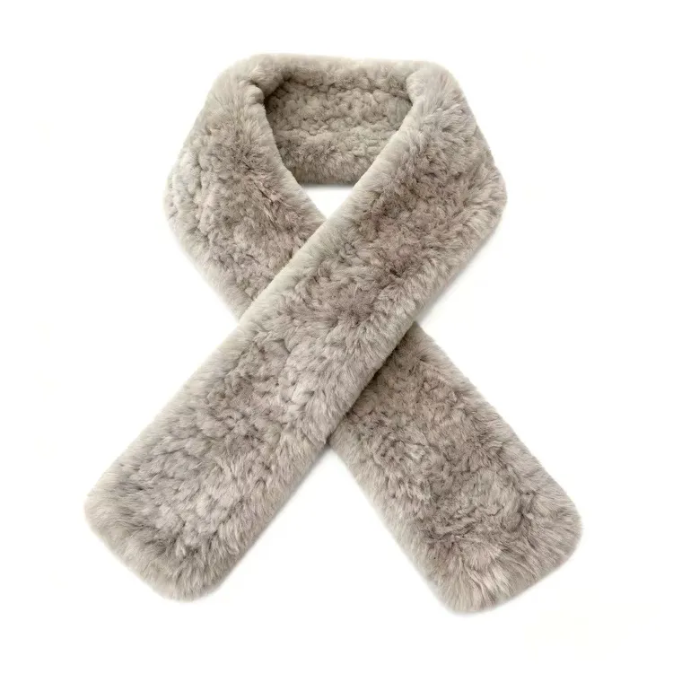 【满分围巾】秋冬氛围感獭兔绒短围巾H15WJ02D35158