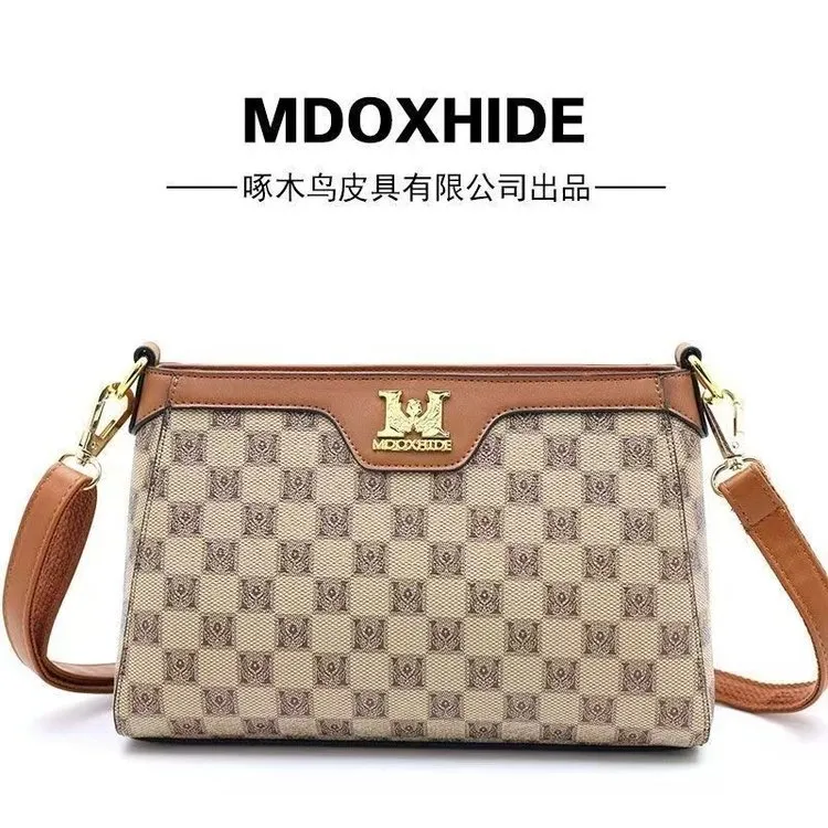 MDOXHIDE手提款商务通勤单根斜挎包气质肩包潮流轻奢时尚休闲百搭