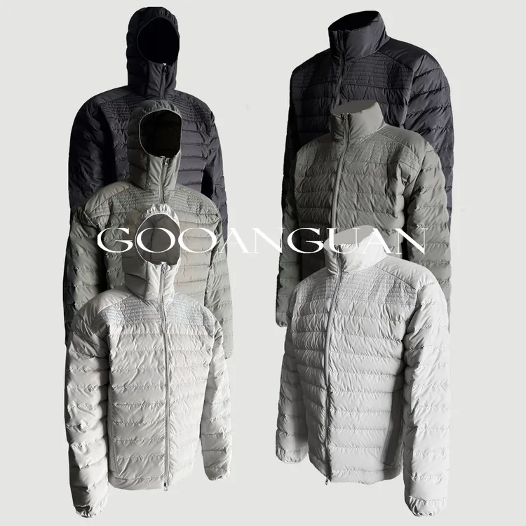 200g高充排骨羽绒服三防新国标90白鸭绒轻量化短款羽绒服保暖外套